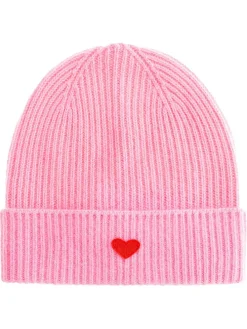 Kaschmir-Beanie in Pink