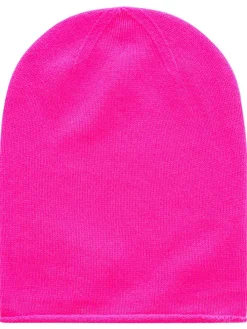 Kaschmir-Beanie in Pink