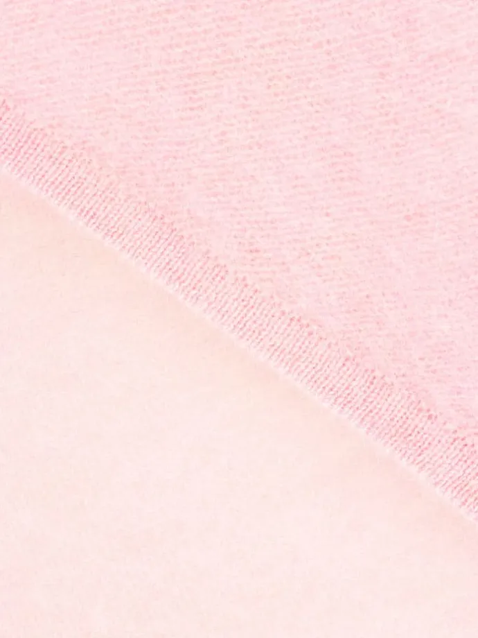 Kaschmir-Halstuch in Rosa - (L)85 x (B)35 cm
