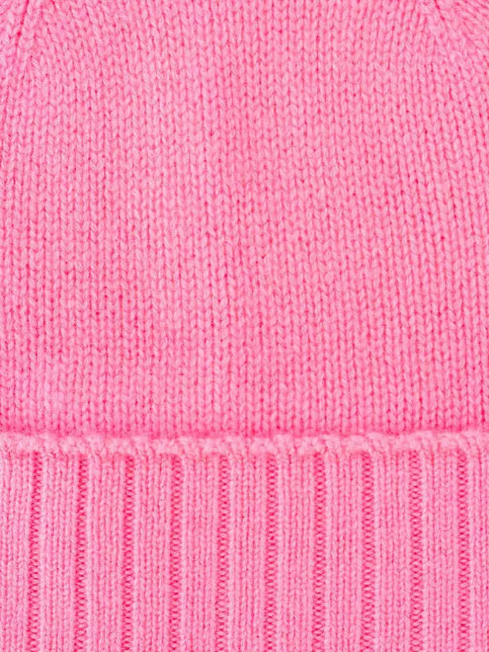 Kaschmir-Mütze in Rosa