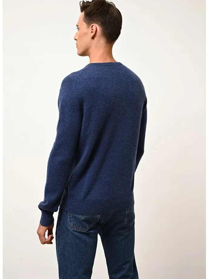 Kaschmir-Pullover "Howard" in Blau