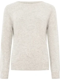 Kaschmir-Pullover in Hellgrau
