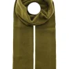 Kaschmir-Schal in Khaki - (L)180 x (B)28 cm