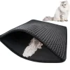 Katzenklo Matte in Schwarz