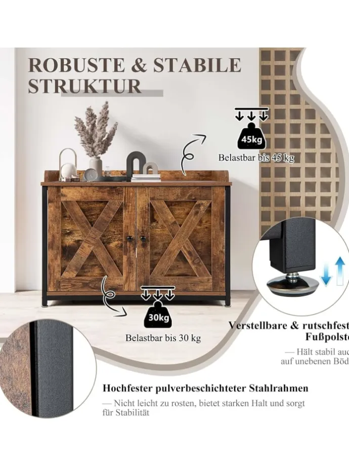 Katzenschrank in Braun