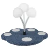 Katzenspielzeug in Blau/ Weiß - (H)25 x Ø 22 cm