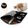 Katzenstreumatte in Grau/ Schwarz - (L)45 x (B)60 cm