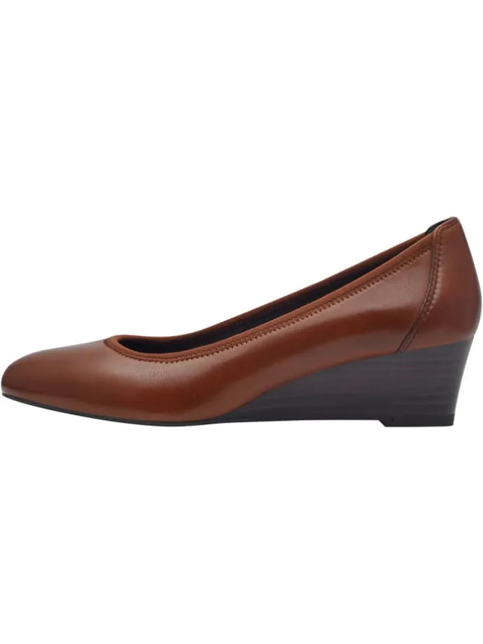 Keilpumps in MUSCAT LEATHER