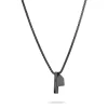 Kette The Twist in schwarz