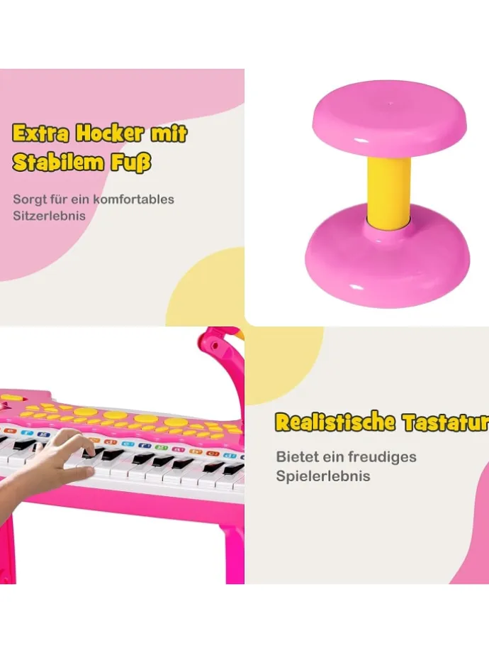 Keyboard 31 Tasten in Rosa
