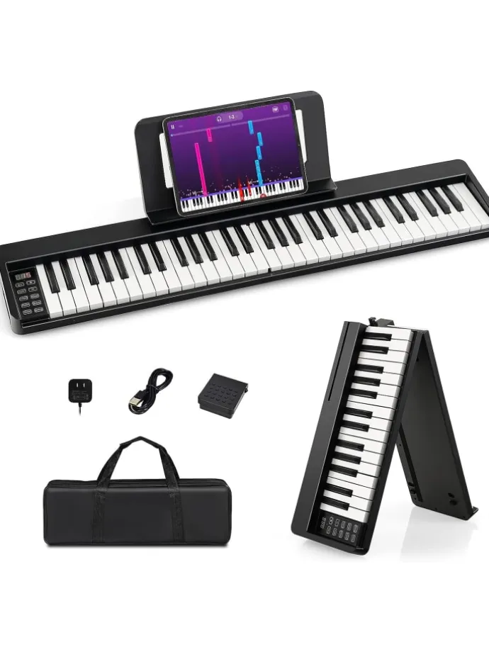 Keyboard 61 Tasten in Schwarz