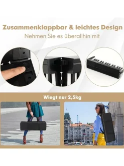 Keyboard 61 Tasten in Schwarz