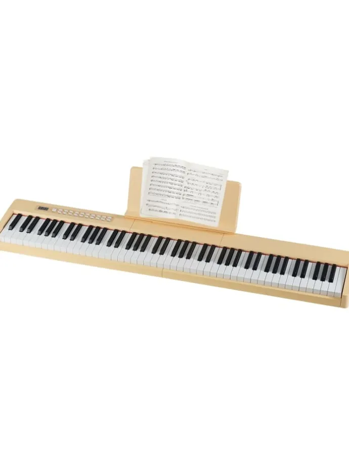 Keyboard Piano 88 Tasten in Gelb
