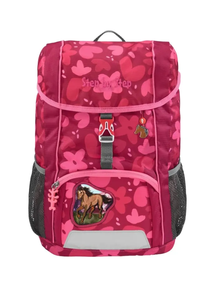 KID Rucksack-Set Wild Horse Nora 3-tlg. in rot