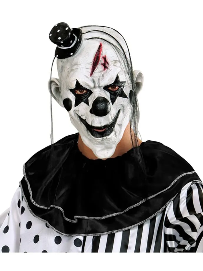 Killer Clownmaske in Weiß