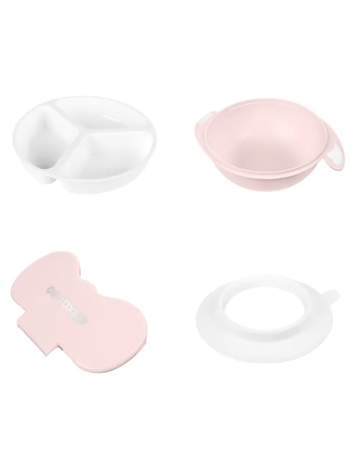 Kinder 4 in 1 Schüssel-Set in rosa