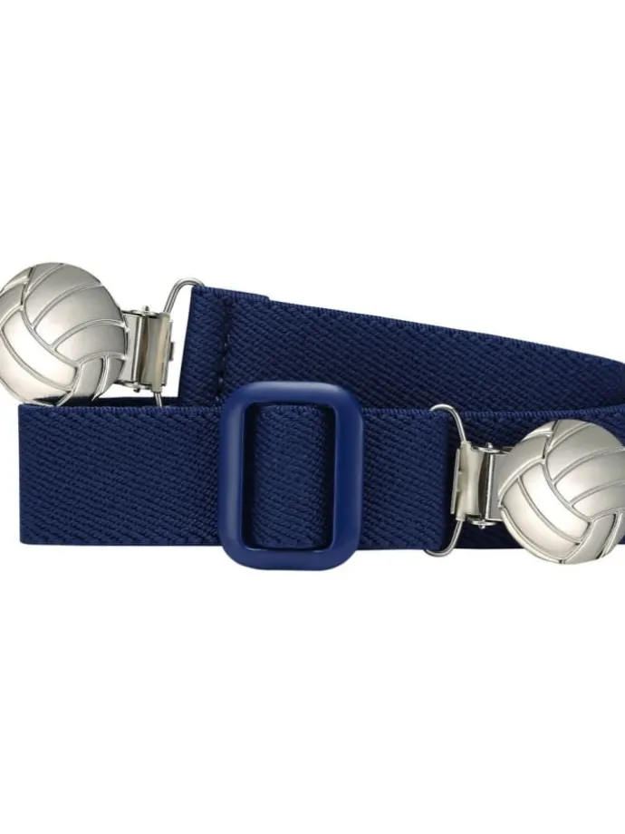 Kinder Gürtel "Elastik-Gürtel Fussball-Clip uni" in Blau