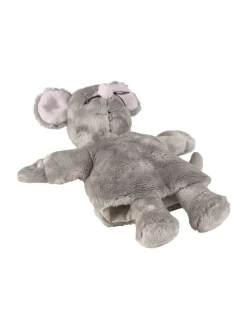 Kinder Handpuppe Maus in grau