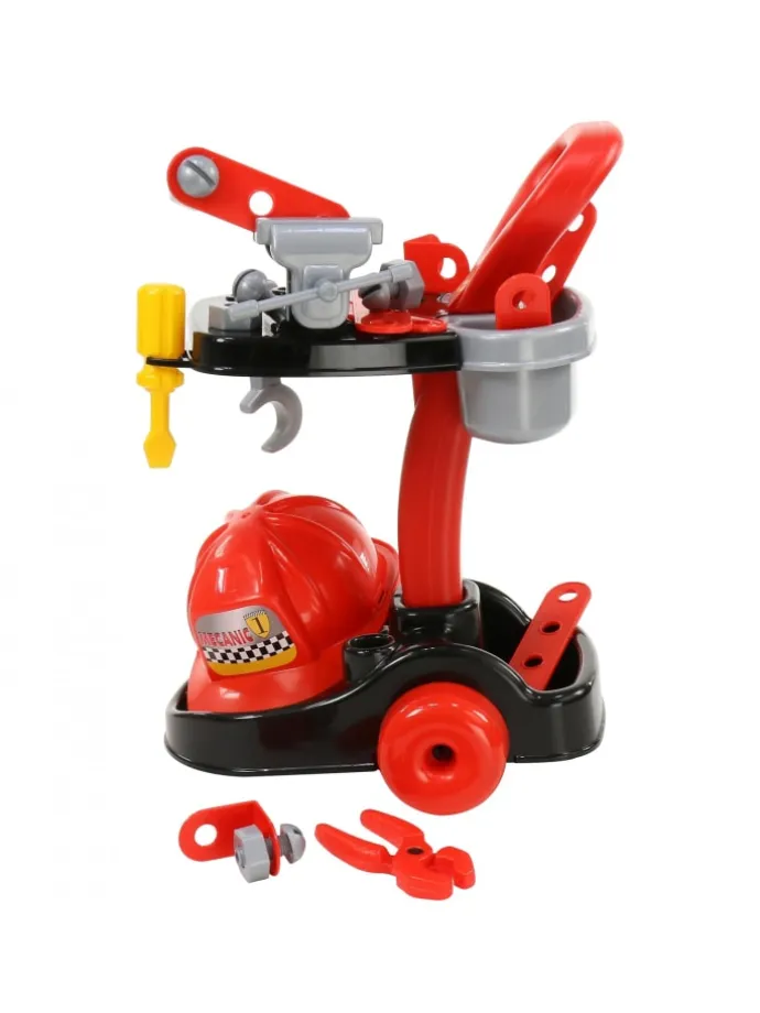 Kinder Mechaniker-Set 36612 in rot
