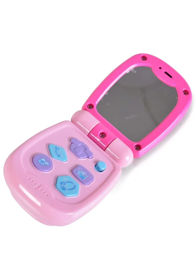 Kinder Musikspielzeug Telefon in rosa