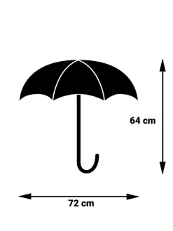 Kinder Regenschirm Weltraum in Mehrfarbig