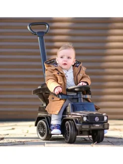 Kinder Rutschauto in schwarz