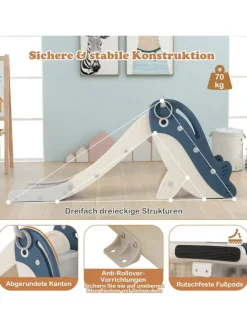 Kinder Rutsche in Blau