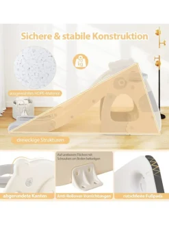 Kinder Rutsche in Grau