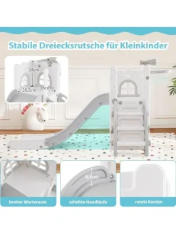 Kinder Rutsche in Grau