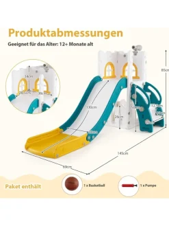 Kinder Rutsche in Grün