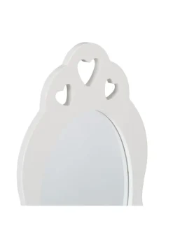 Kinder Schminktisch in Weiß - (B)50 x (H)110 x (T)30 cm