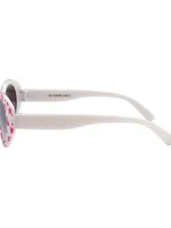 Kinder Sonnenbrille in Weiß Pink