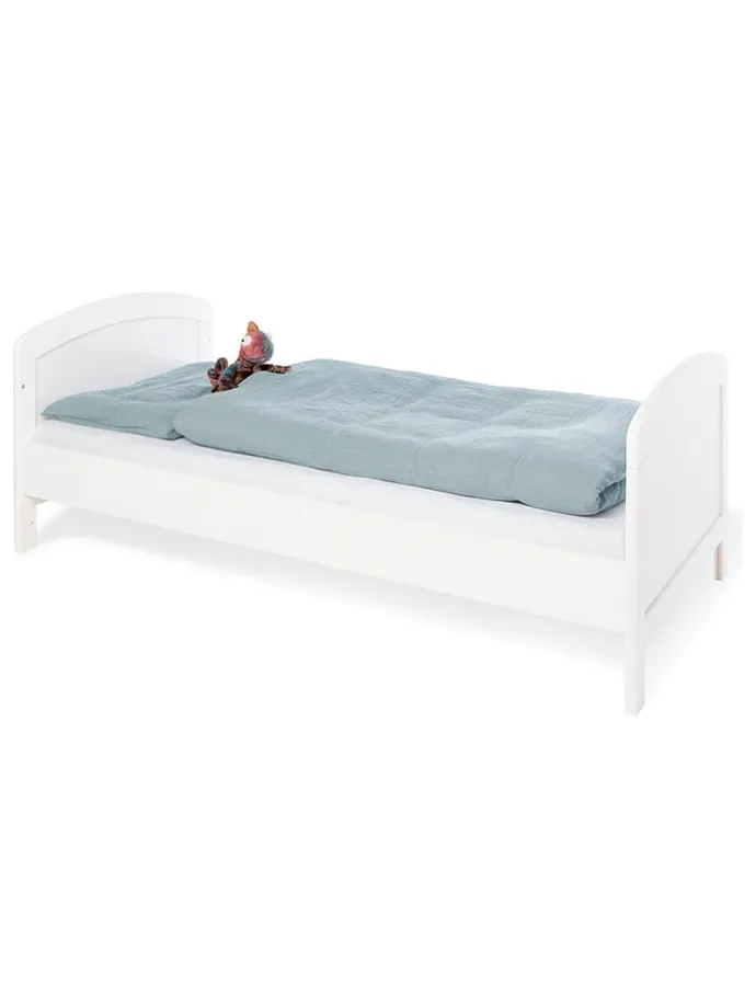 Kinderbett "Laura" in Weiß - (B)145 x (H)90 x (T)75 cm