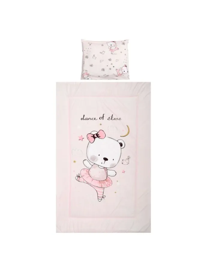 Kinderbettwäsche 3-teilig in rosa