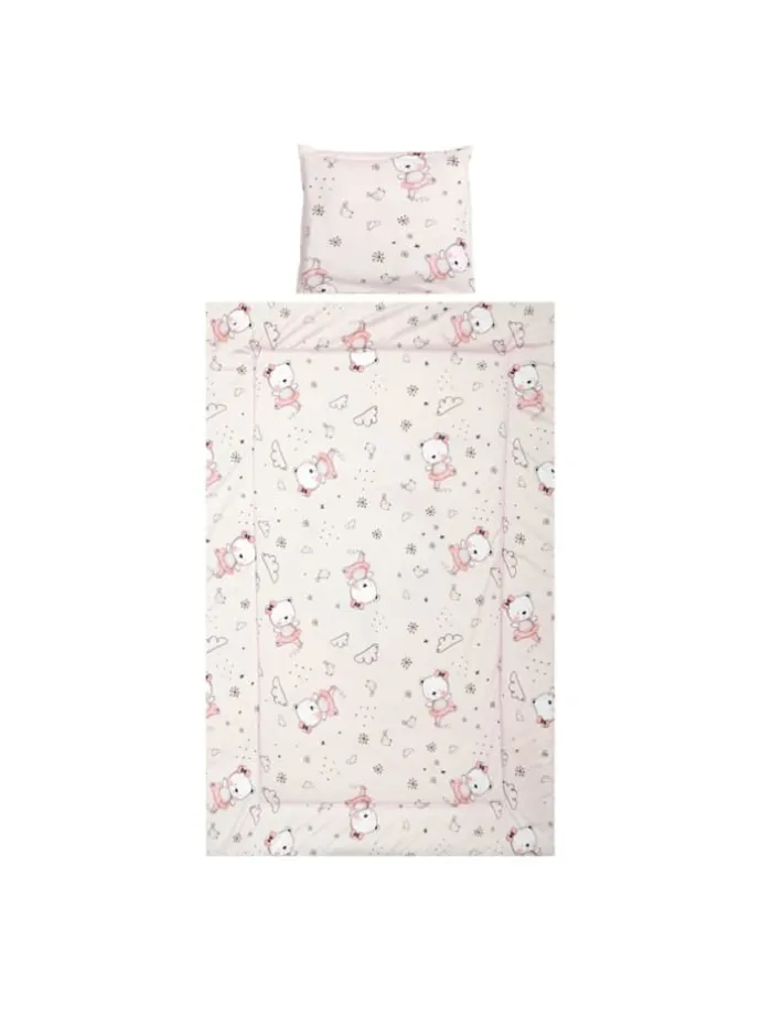 Kinderbettwäsche 3-teilig in rosa