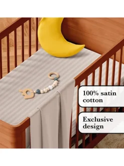 Kinderbettwäsche-Set in Beige