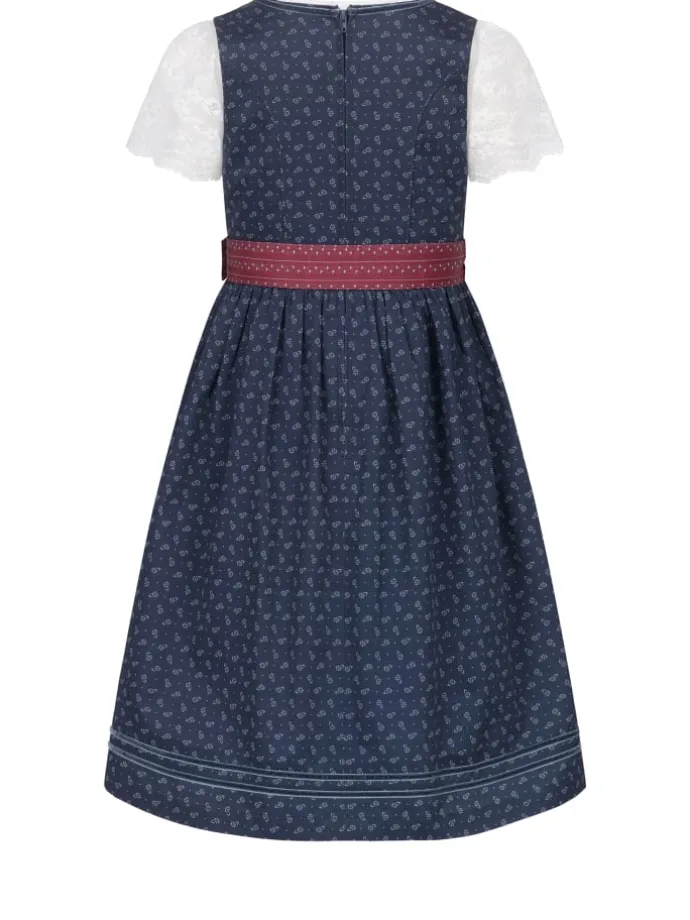 Kinderdirndl Gesr in Dunkelblau
