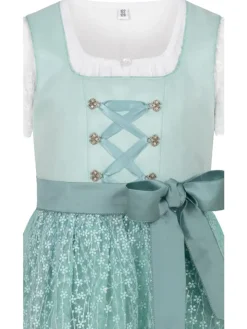 Kinderdirndl Gundi in Aqua