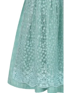 Kinderdirndl Gundi in Aqua