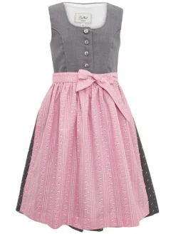Kinderdirndl IRIS in grau