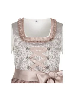 Kinderdirndl 3-teilig Elena in Silber Taupe