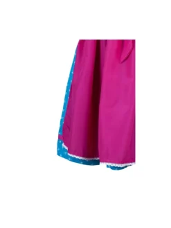 Kinderdirndl 3-teilig Emilia in Türkis-Fuchsia
