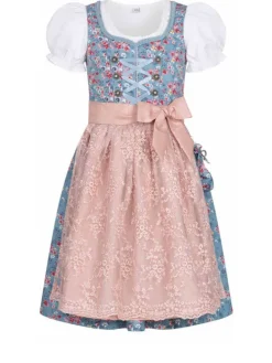 Kinderdirndl 3-teilig Jule in Blau