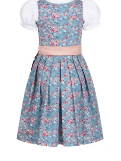 Kinderdirndl 3-teilig Jule in Blau