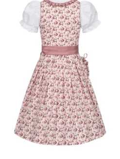Kinderdirndl 3-teilig Matilda in Rosé