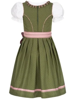 Kinderdirndl 3-teilig Nabilia in Grün