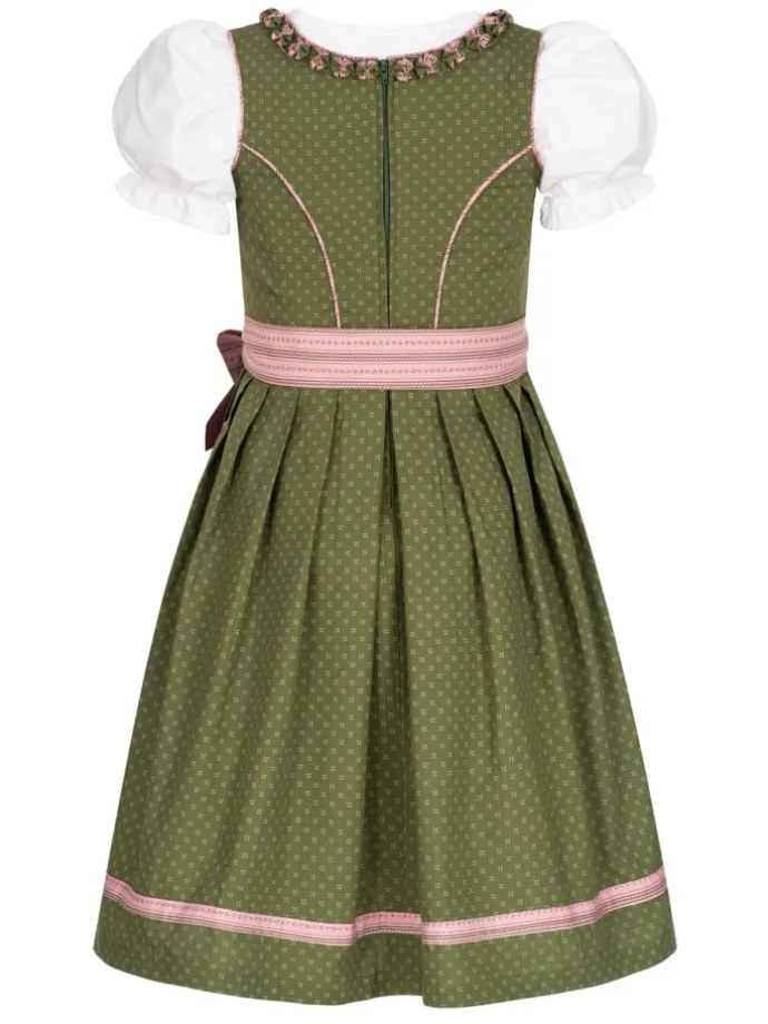 Kinderdirndl 3-teilig Nabilia in Grün