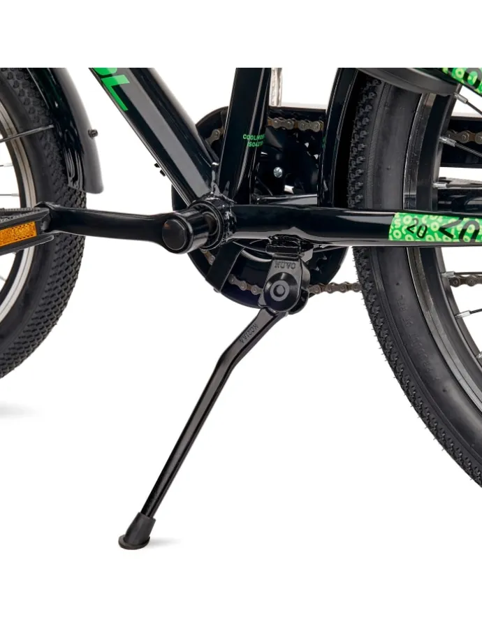 Kinderfahrrad - troX 20 Zoll 3-Gang | ab 6 Jahre - Black/Green