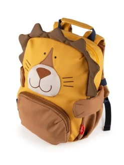 Kindergarten Rucksack fröhliches Tiergesicht, 5,2 Liter in gelb