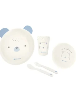 Kindergeschirr Set Bear with me in blau
